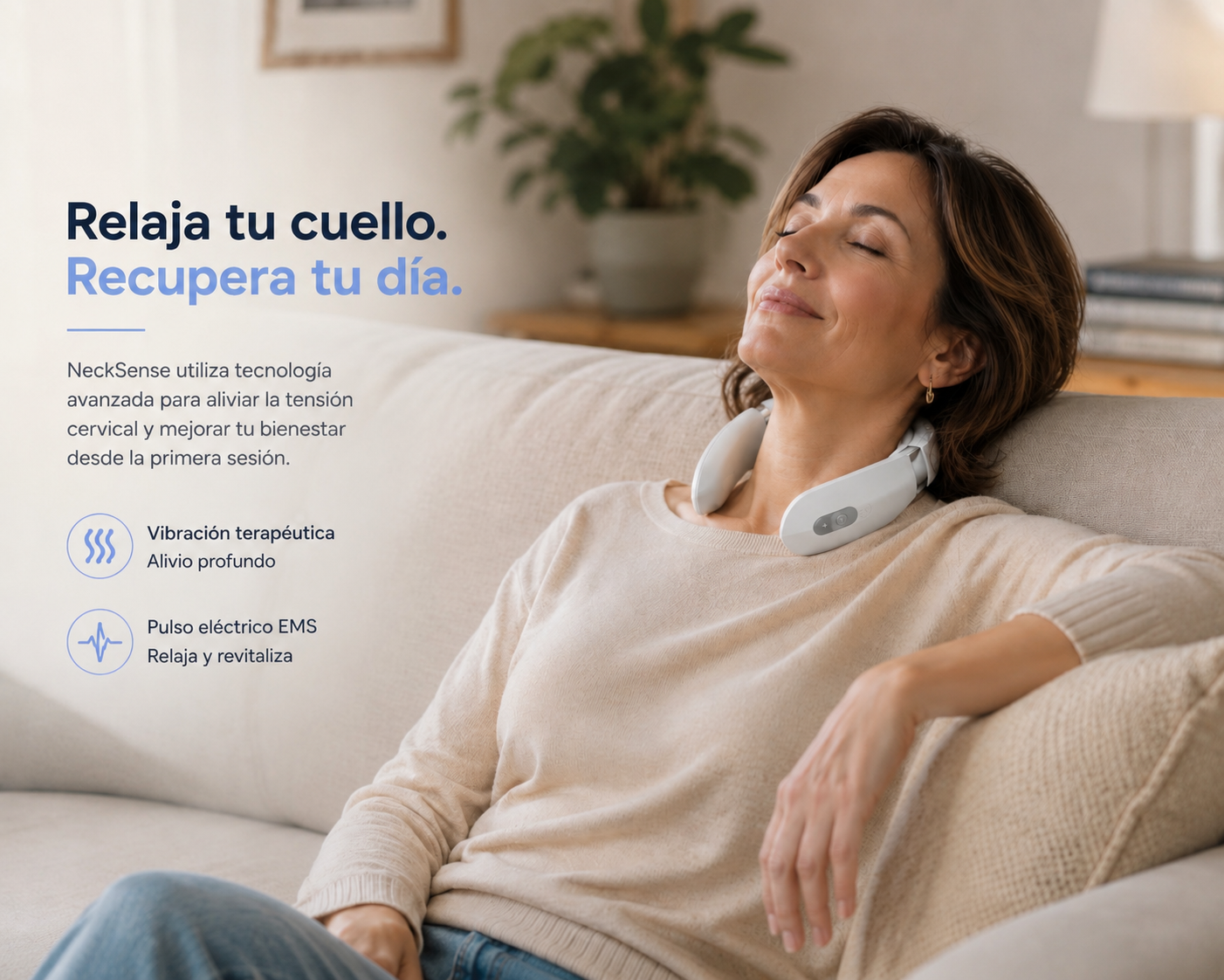 Masajeador Cervical Con Tecnología EMS